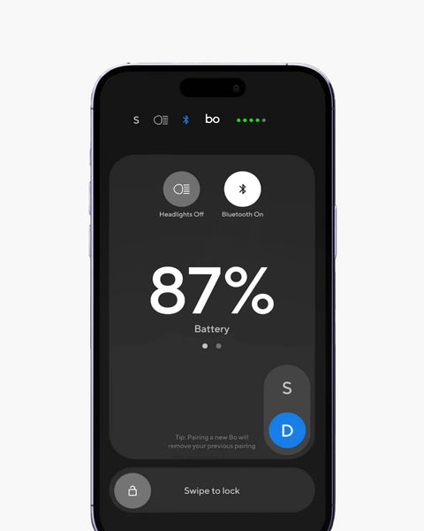 Phone with battery displayed