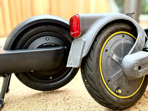 Bo motor next to Segway Motor